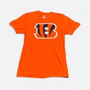 Fanatics orange and black Cincinnati bengals graphic small size T shirt